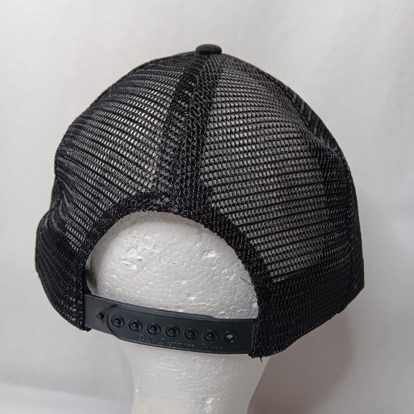 Vintage Rayovac Batteries Trucker Cap Black Red Snap Back Foam Players Taiwan - Picture 10 of 13